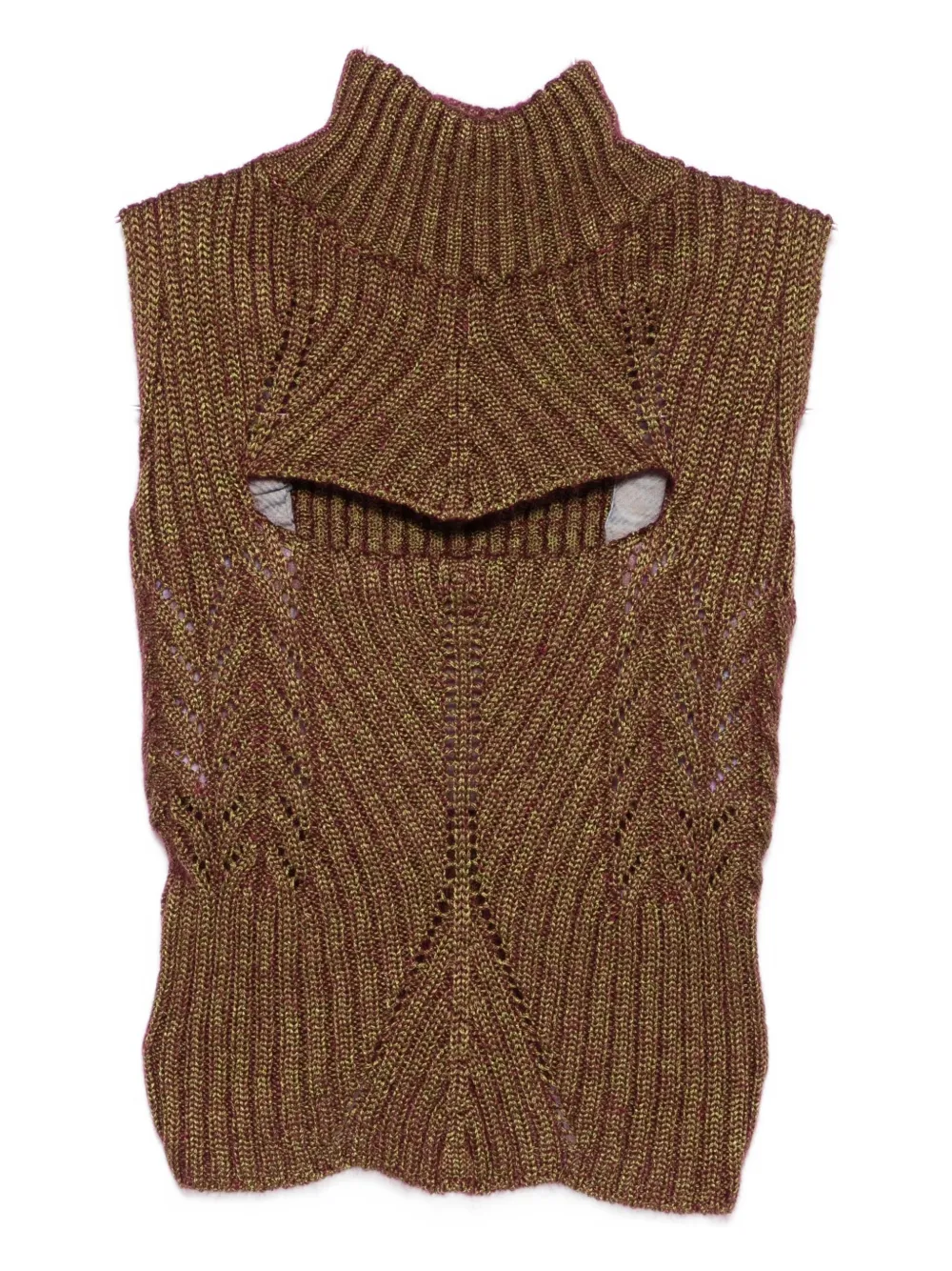 

Топ Mary Corset с высоким воротником Vivienne Westwood, золотой