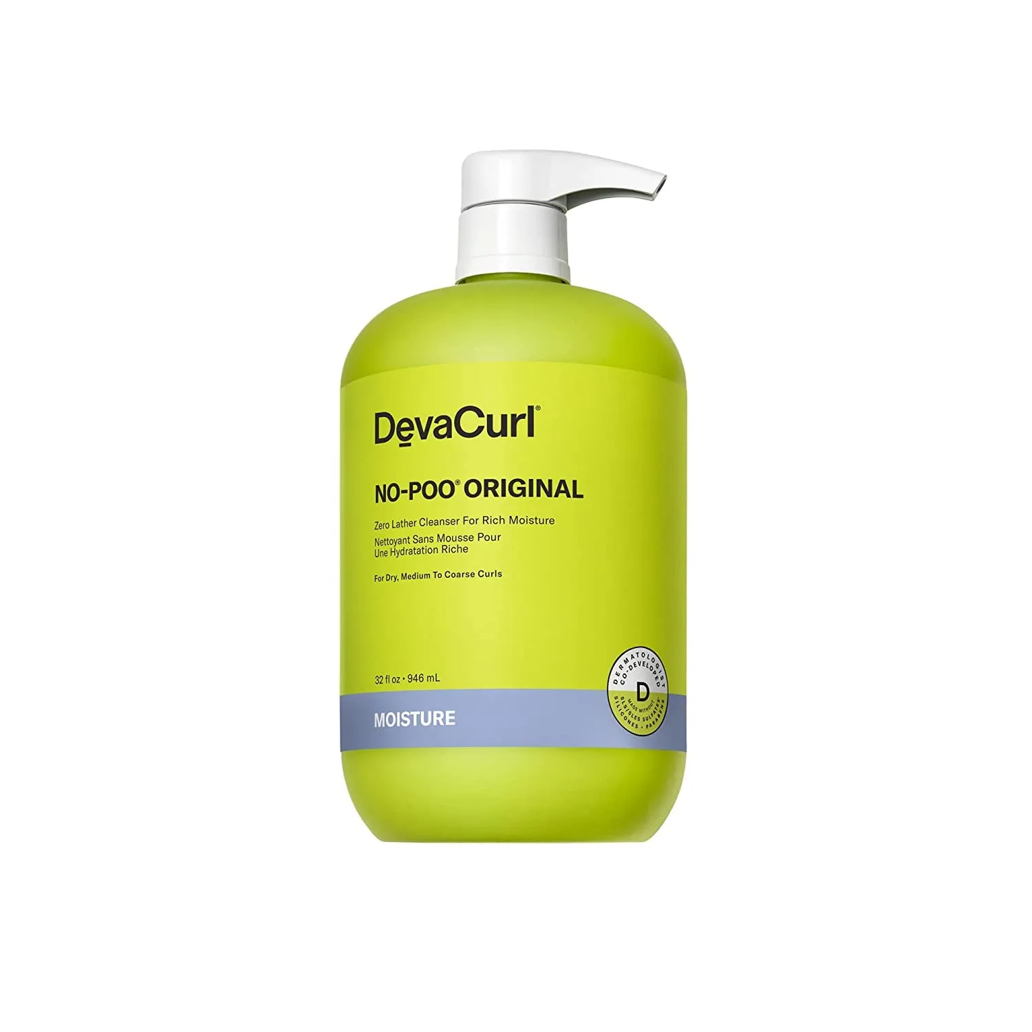 Гель для умывания DevaCurl — No-Poo Original - непенящееся очищающее средство для интенсивного увлажнения | Не