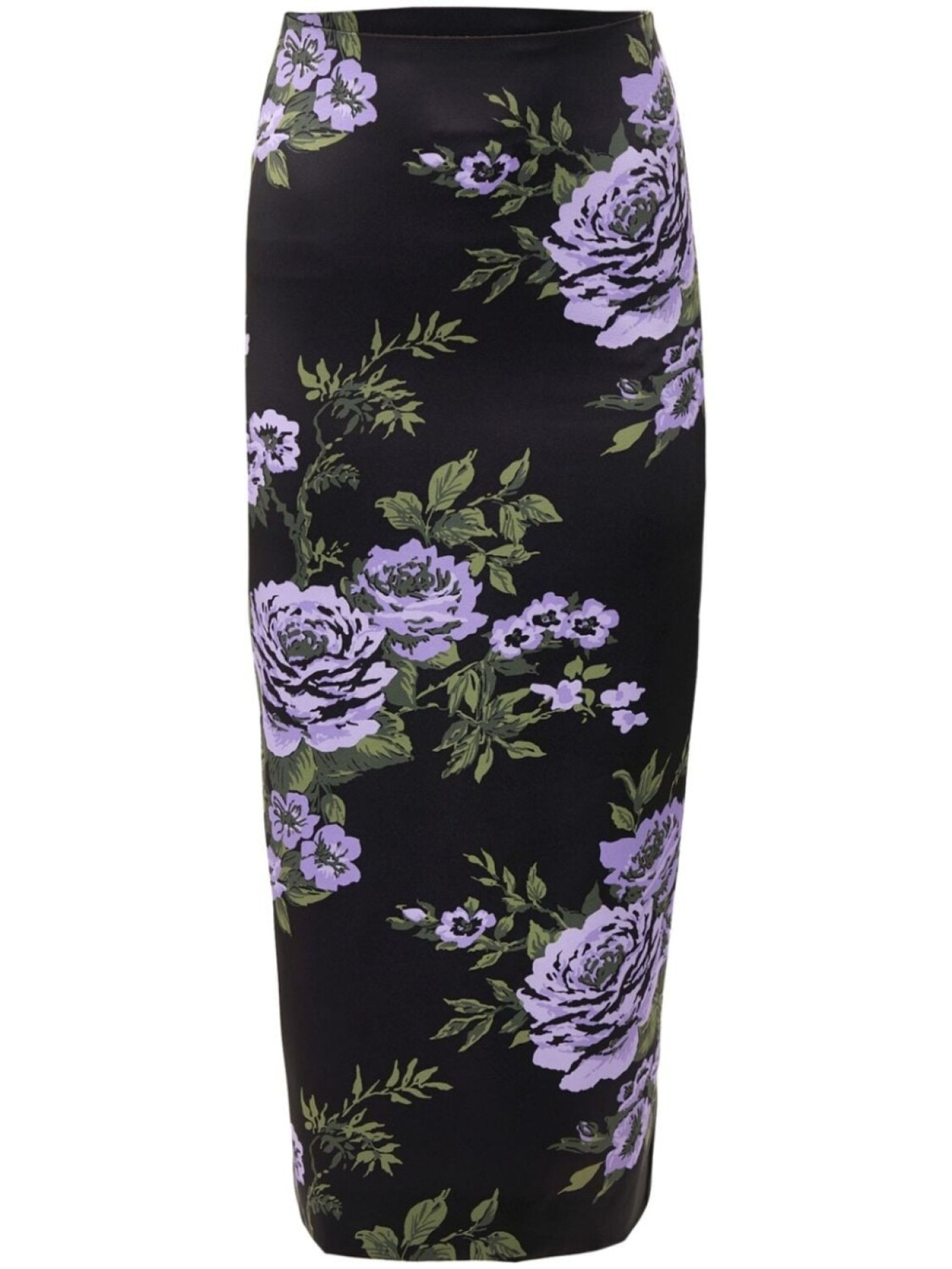 

Юбка-карандаш с цветочным принтом Carolina Herrera, черный
