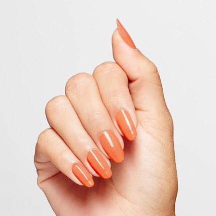 Стойкий лак для ногтей OPI Infinite Shine Dark Crème Finish, непрозрачный коралловый лак, 0,5 жидк. унции — фото 3
