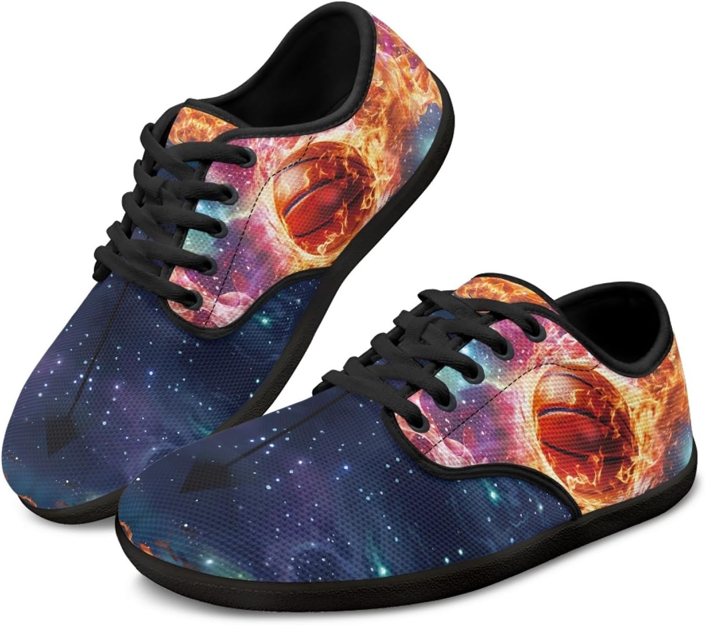 

Женские и мужские босоножки HUIACONG для женщин, кроссовки для босых ног, Basketball Starry Flame