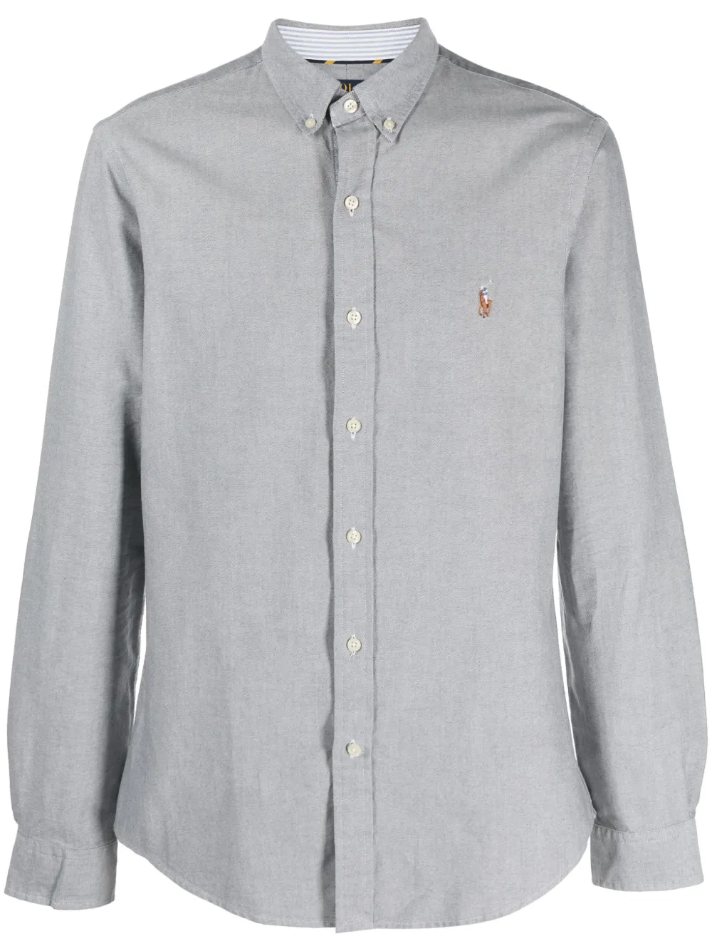 

Рубашка с логотипом Polo Pony Polo Ralph Lauren, серый