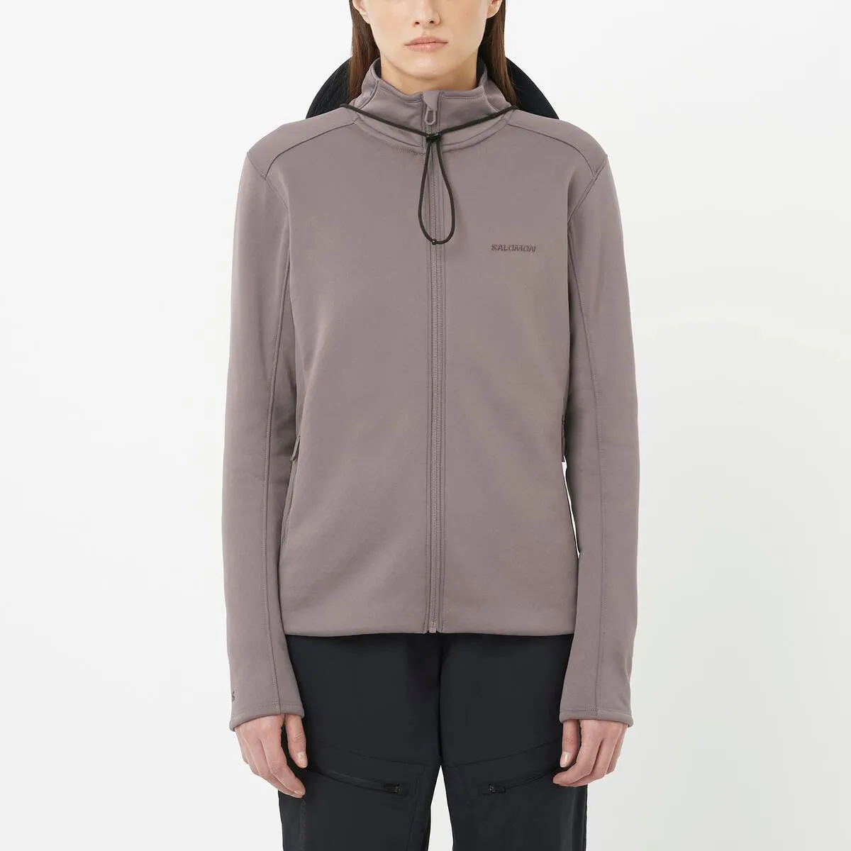 

Женская флисовая куртка OUTLINE WARM FLEECE FZ с застежкой-молнией на всю длину для SALOMON Salomon, красный