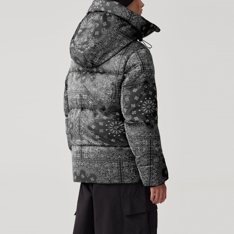 КОНЦЕПТУАЛЬНЫЙ Кобрендовый Пуховик Унисекс Flint Black Canada Goose — фото 3