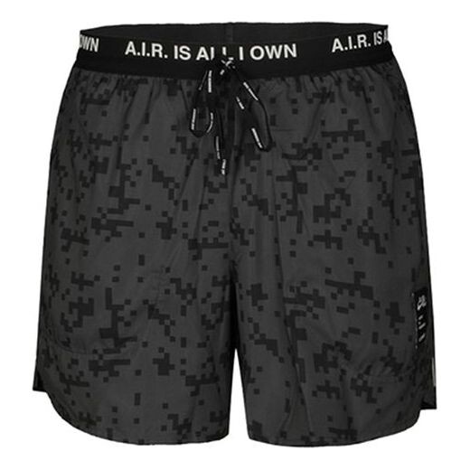 

Шорты alphabet pattern loose lacing sports shorts black Nike, черный