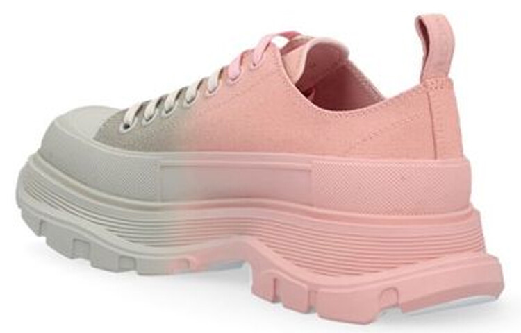 Кроссовки женские Alexander Mcqueen Tread Slick Lifestyle, серо-розовый — фото 4