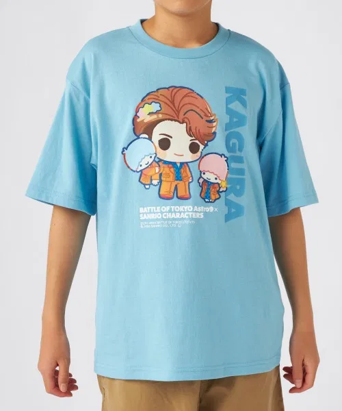 Детская футболка BATTLE OF TOKYO FANTASTICS светло-зелёная Sanrio — фото 2