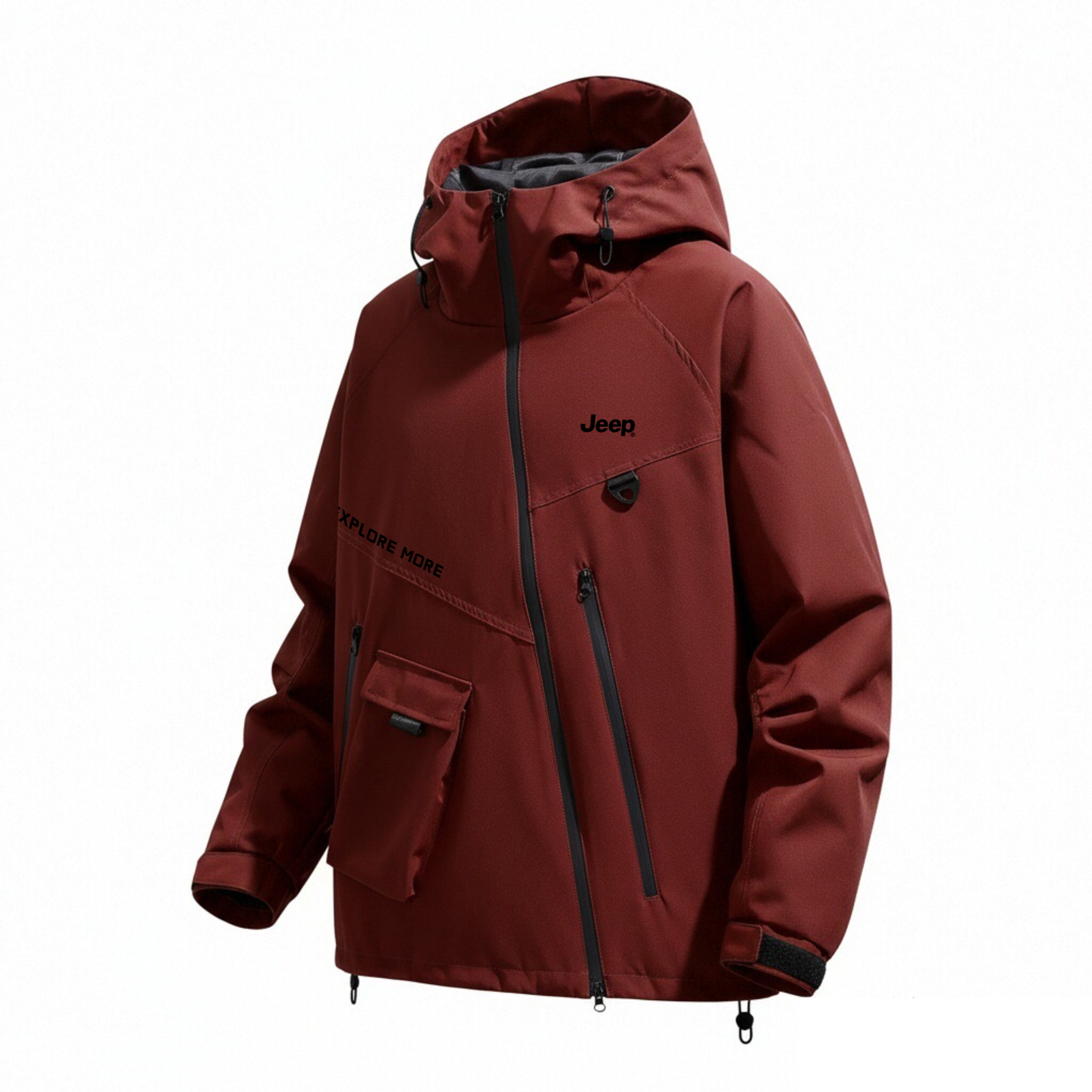 

Куртка Moxima Lifestyle Unisex Jeep, burgundy