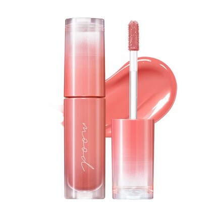 

Ink Mood Glowy Tint, увеличивающий объем губ, естественно увлажняющий, легкий, 02 Coral Influencer Peripera