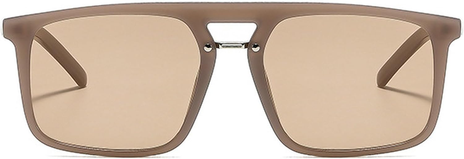 

Ретро-солнцезащитные очки-пилот для женщин, защита от УФ-излучения, модные винтажные квадратные солнцезащитные очки, женские солнцезащитные очки с градиентным переходом и двойной перемычкой mincl, Champagne