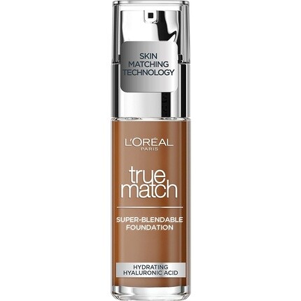 

L'Oreal Paris True Match Жидкая тональная основа для ухода за кожей с гиалуроновой кислотой SPF 17, 30 мл, 8,5C, пекан L'Oréal