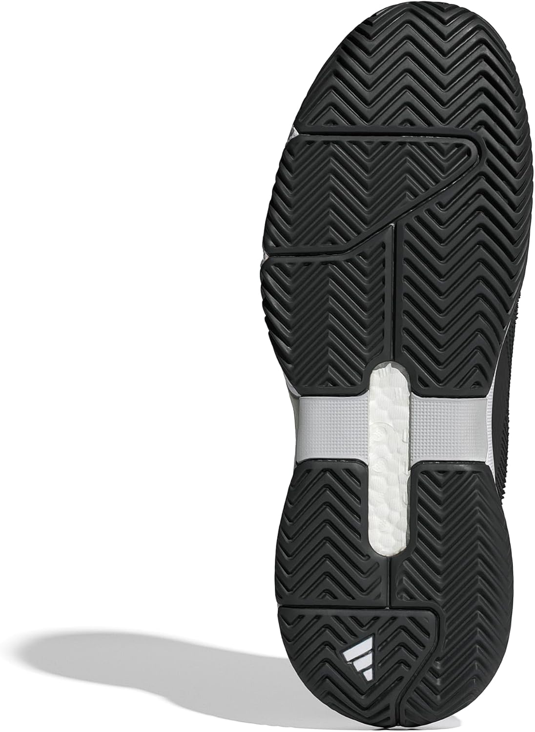 Мужские теннисные кроссовки Adidas Solematch Control 2, белый/черный — фото 4
