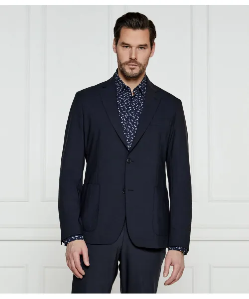 

Элегантный жакет p-hanry-244 Slim fit Boss, синий