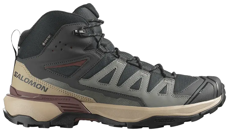 

Кроссовки Salomon X Ultra 360 Mid GORE-TEX 'Phantom Desert Tan', серый