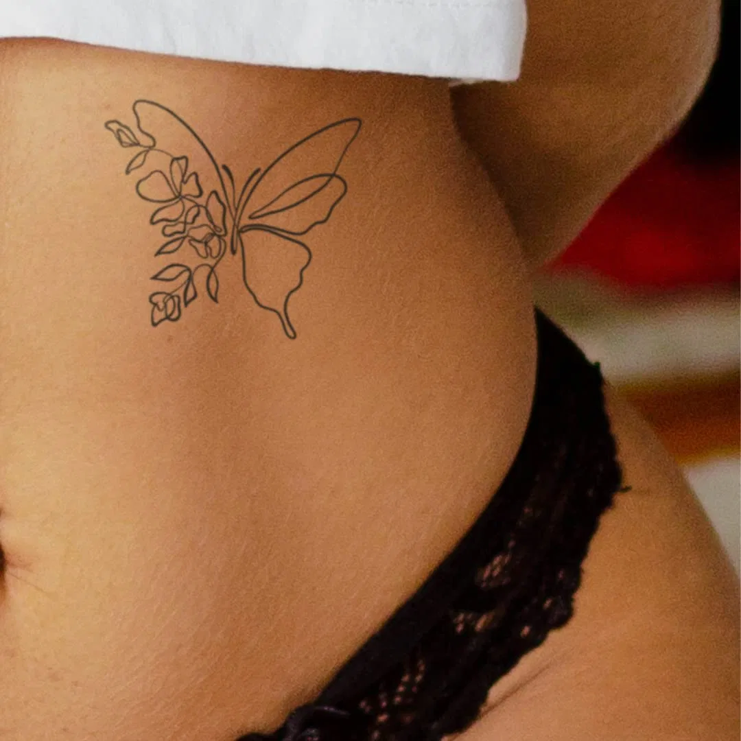 Временная татуировка MyJagua «1line Butterfly» My Jagua