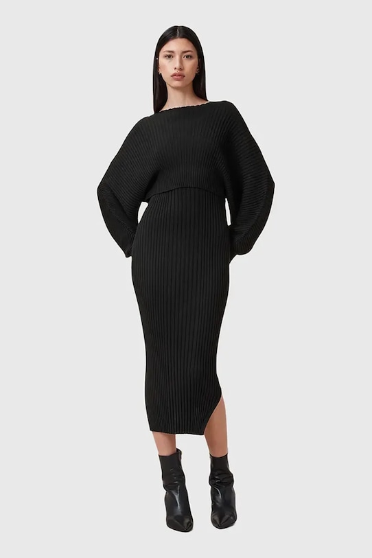 

Платье и свитер MINORI Allsaints, черный