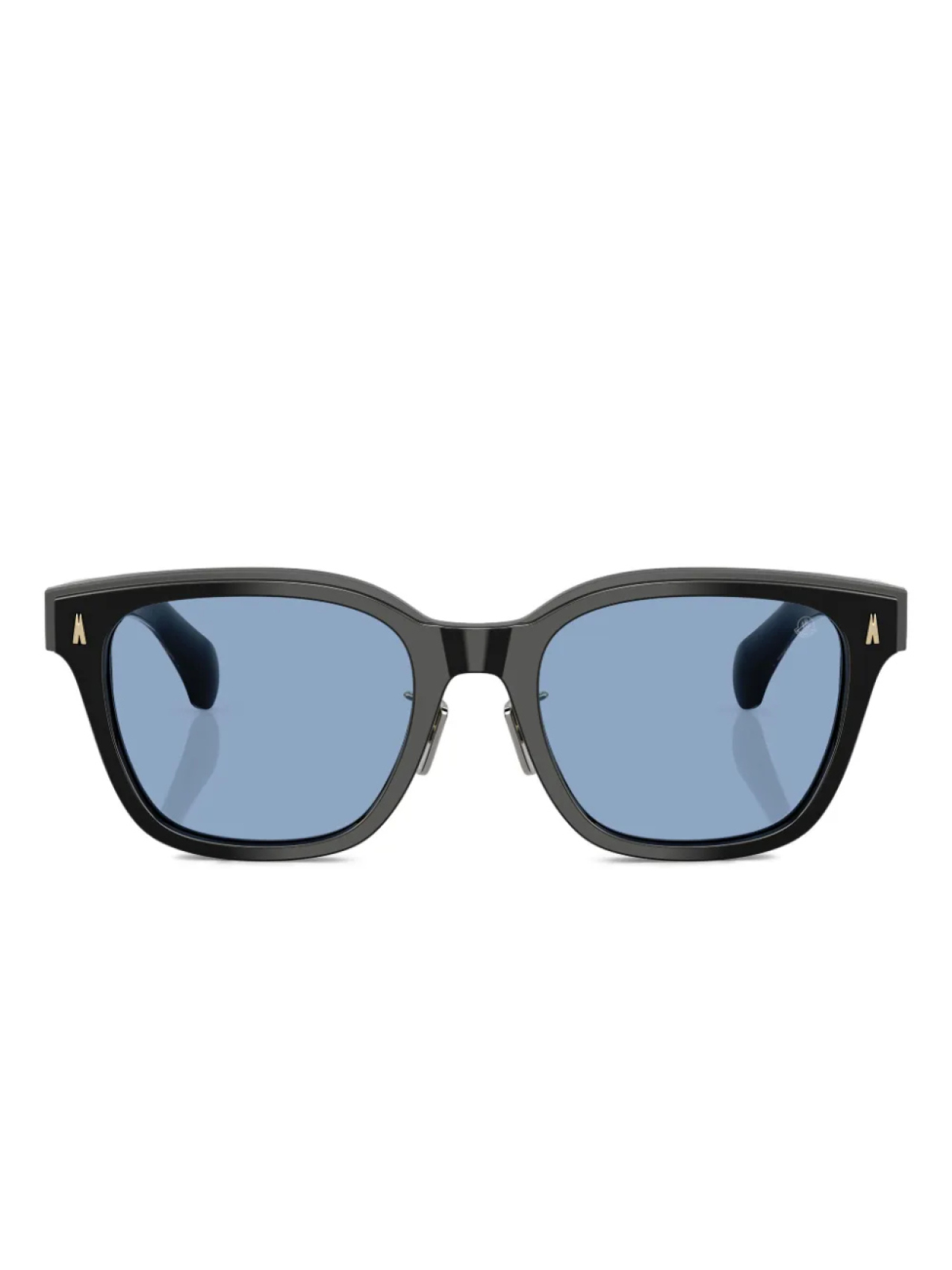

Moncler Eyewear logo-print солнцезащитные очки, черный