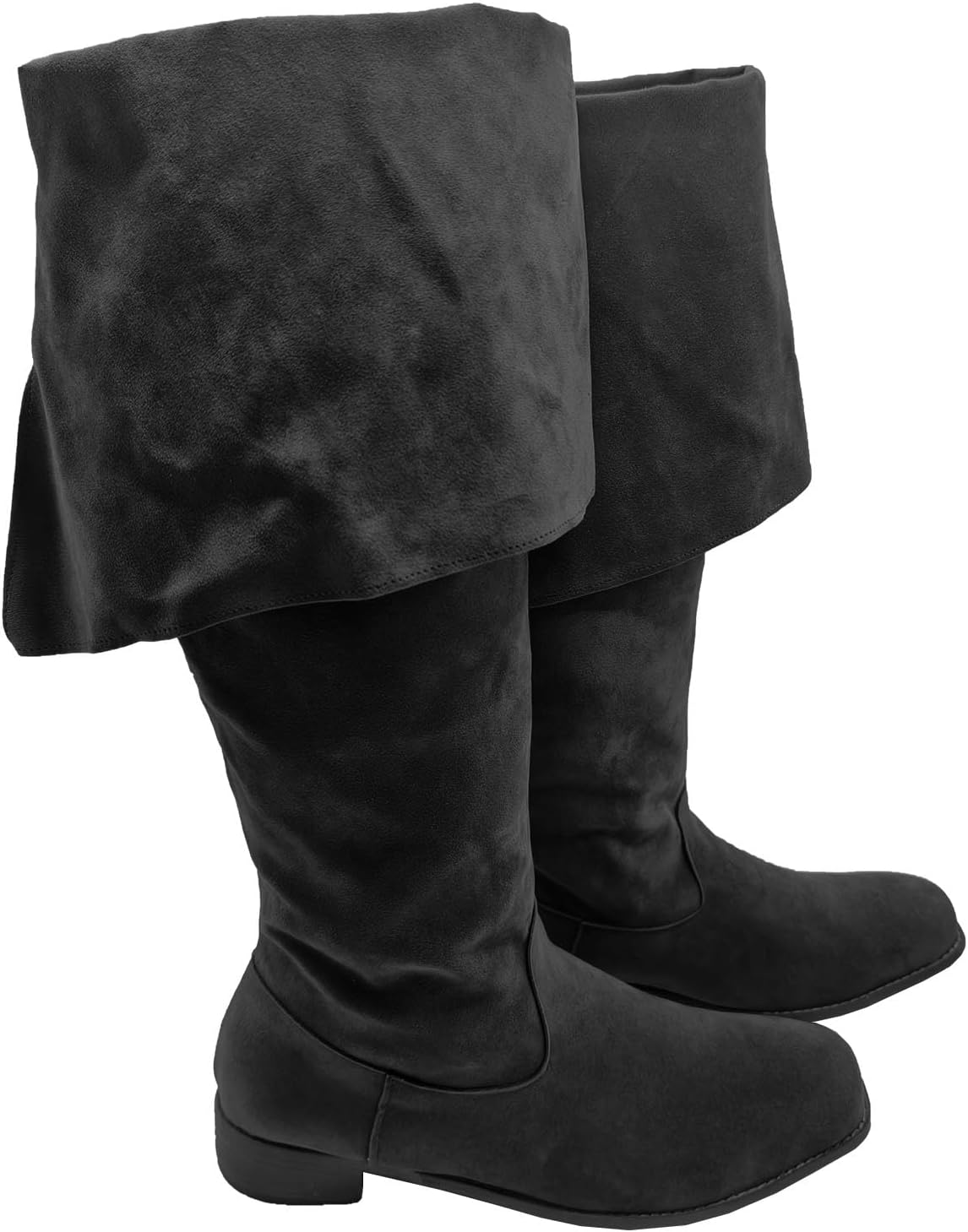 

Мужские средневековые пиратские сапоги эпохи Возрождения, сапоги капитана викингов, обувь для хэллоуинского пиратского косплея Junqiako, черный