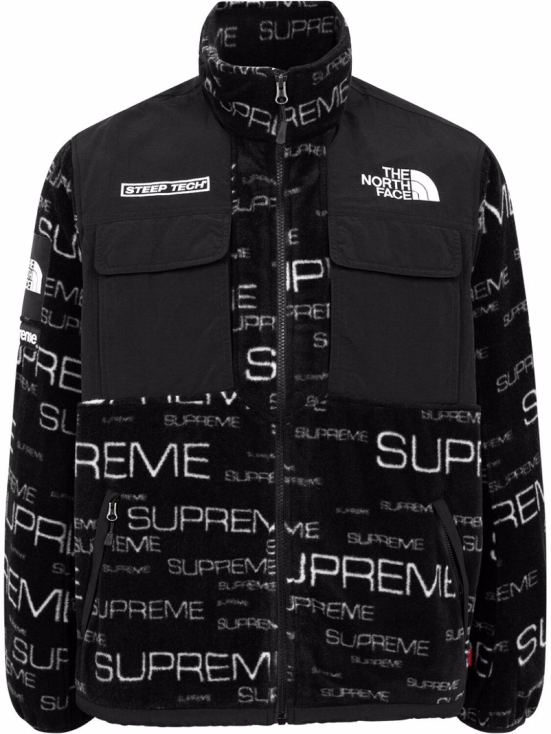 

Куртка из коллаборации с The North Face Supreme, черный