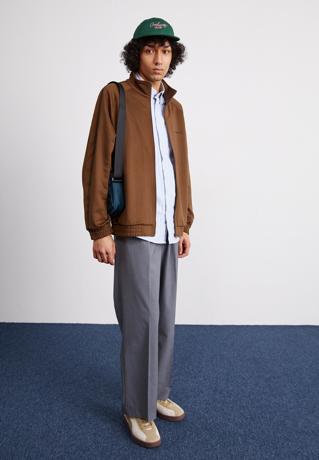 

Толстовка на молнии BOLAN JACKET Carhartt WIP, темно-коричневый
