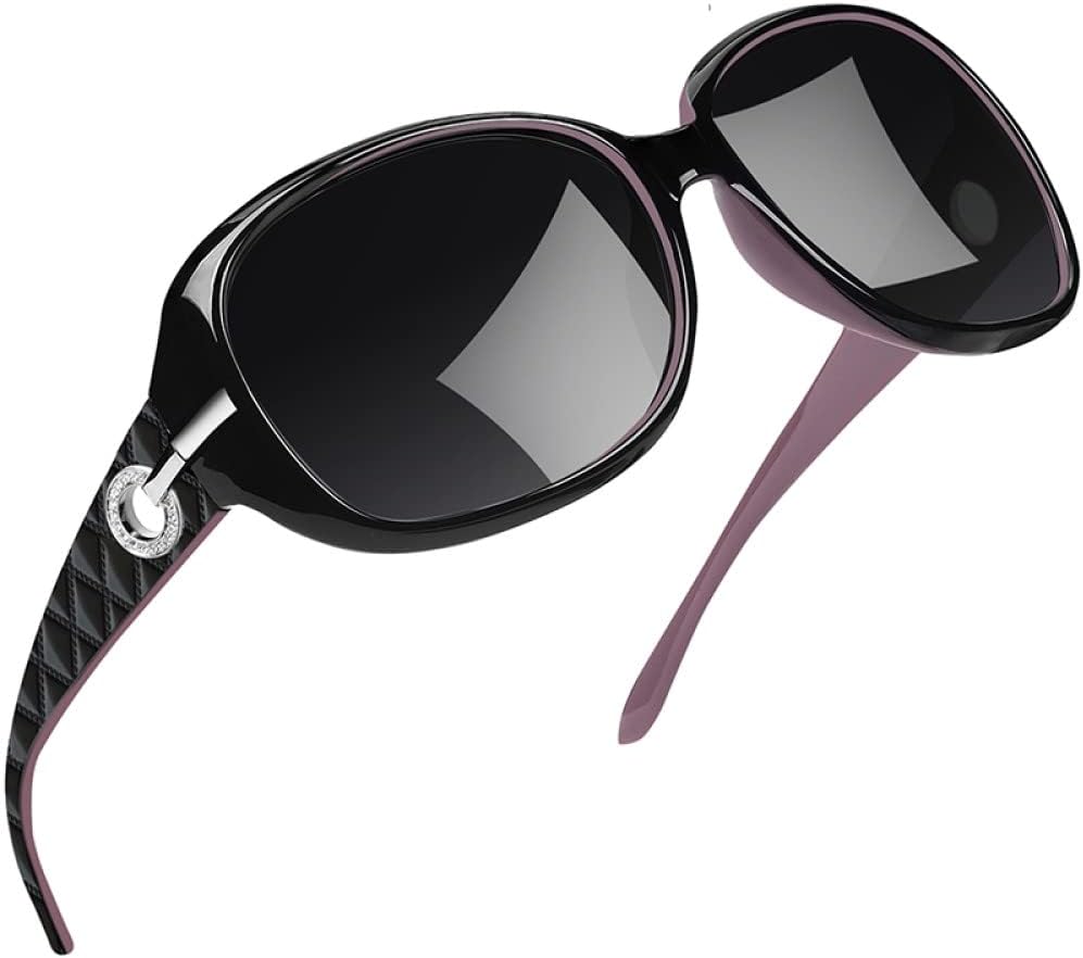 

Женские поляризованные солнцезащитные очки UV400 в ретро-оправе «Бабочка» с бриллиантами, модные солнцезащитные очки для путешествий, черные с фиолетовым оттенком, CN MTZJH, One Color