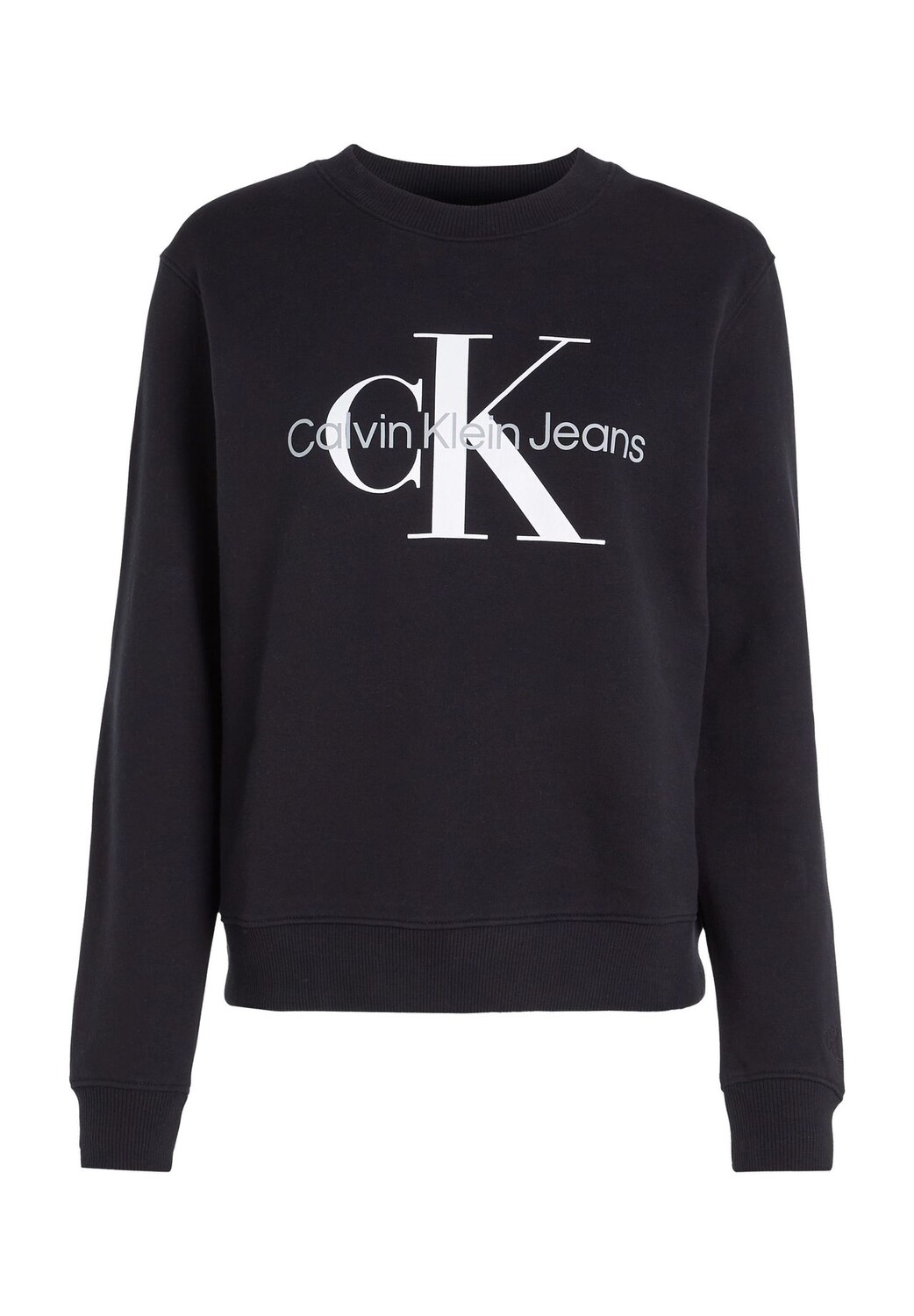 

Хлопковая толстовка с логотипом для женщин Calvin Klein Jeans, цвет Beh Black