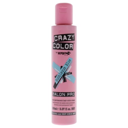 

Salon Pro Semi Permanent Hair Color 63 Bubblegum Blue Crazy Color