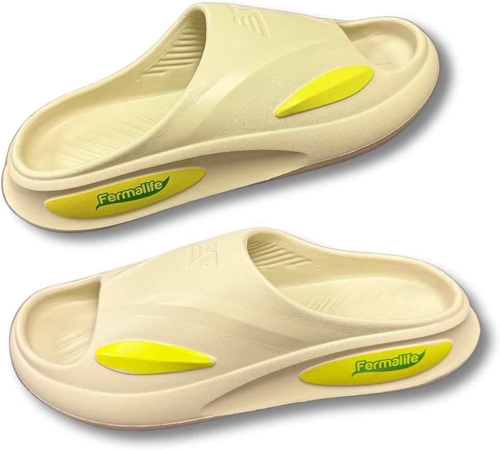 

Шлепанцы FERMALIFE Cloud для мужчин и женщин, шлепанцы на платформе, нескользящие, быстросохнущие, мягкие, легкие, с толстой подошвой и открытым носком, для дома и улицы, желтый