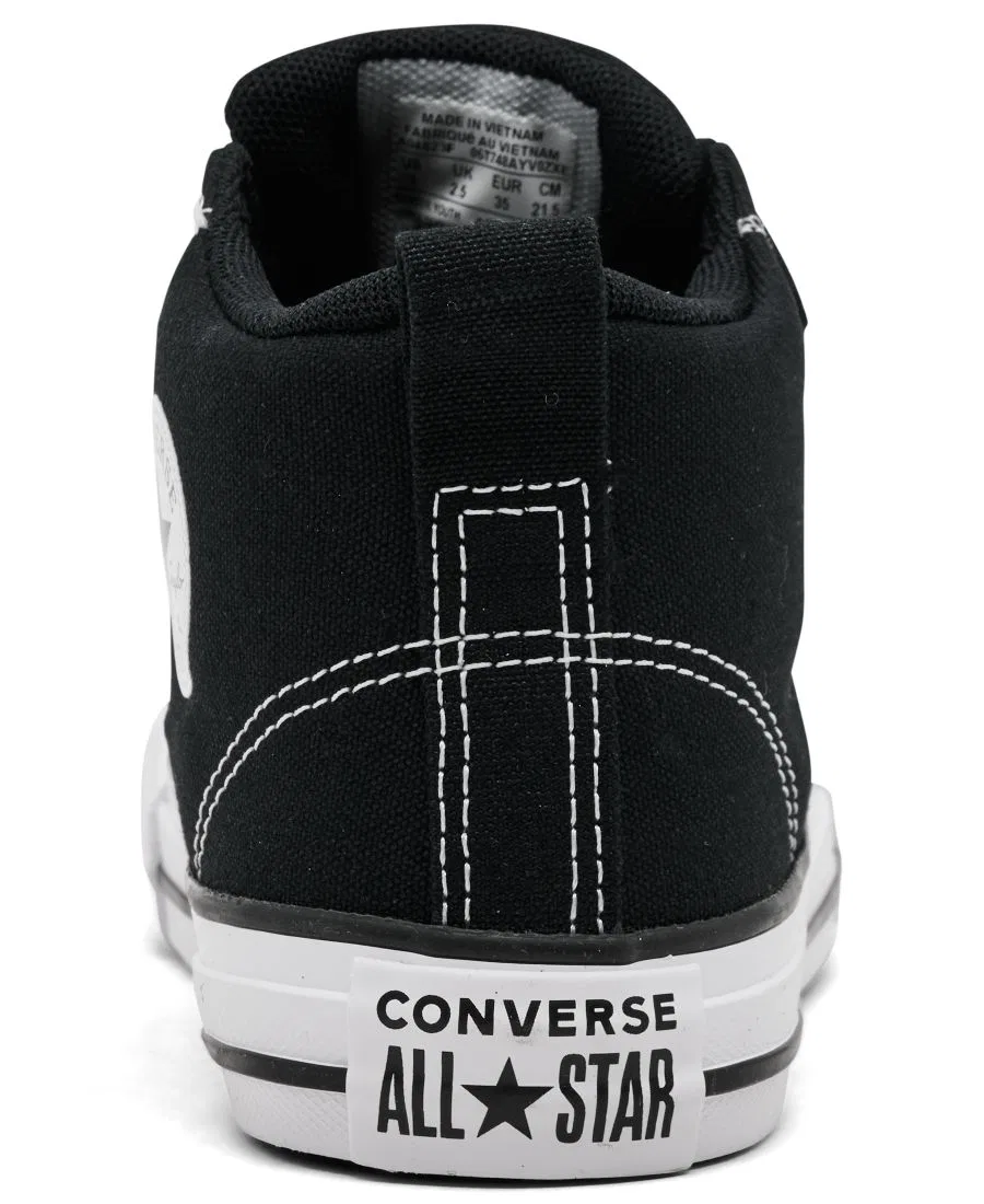 Детские кроссовки Chuck Taylor All Star Malden Street Casual от Finish Line Converse, белый/черный — фото 4
