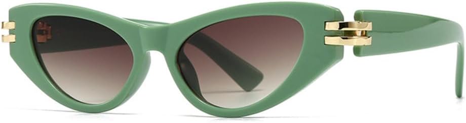 

Модные зеленые солнцезащитные очки «кошачий глаз» для женщин и мужчин, винтажные, роскошные, современные, женские солнцезащитные очки с защитой от УФ-излучения UV400 LJTJTAV, Green Grey