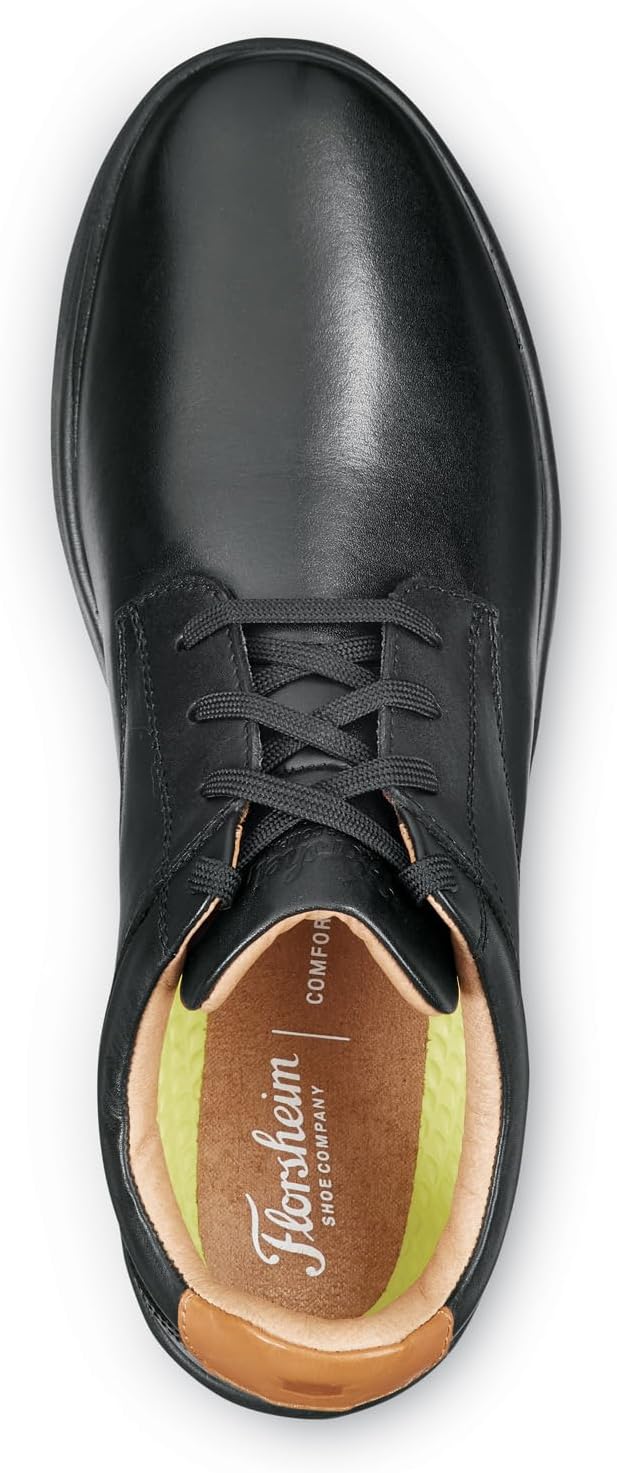 Рабочие кроссовки Florsheim Crossover, мужские, с мягким носком, EH, противоскользящая подошва MaxTrax, повседневные рабочие туфли-оксфорды, черный — фото 4