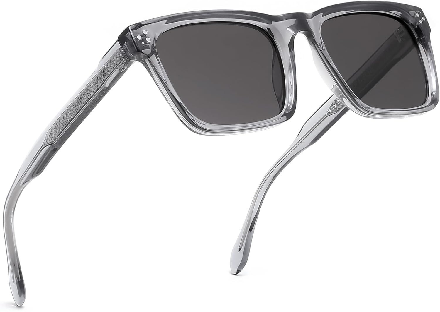 

Солнцезащитные очки FEISEDY квадратной формы для мужчин и женщин, поляризованные, модные, в массивной толстой оправе, прямоугольные, защита от ультрафиолета UV400, артикул B0294, Grey/Grey