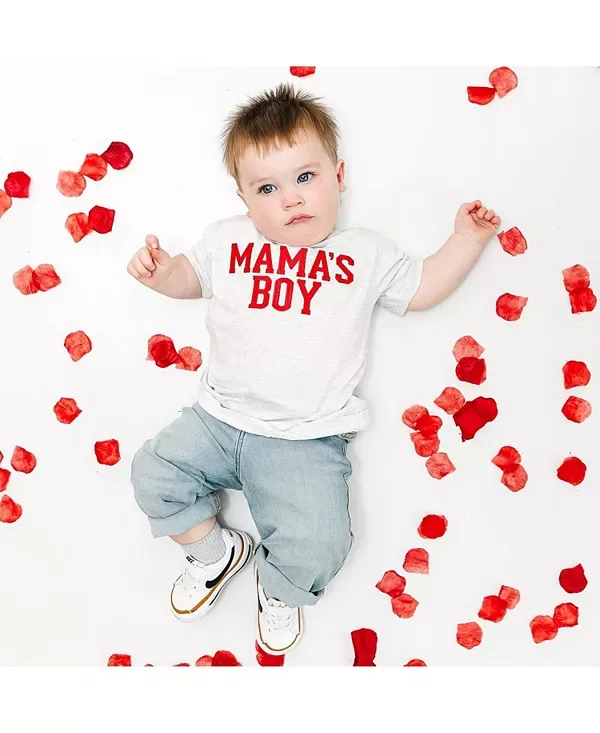 Футболка с коротким рукавом и нашивкой Mama'S varsity patch - для детей постарше Sweet Wink, Ash — фото 2