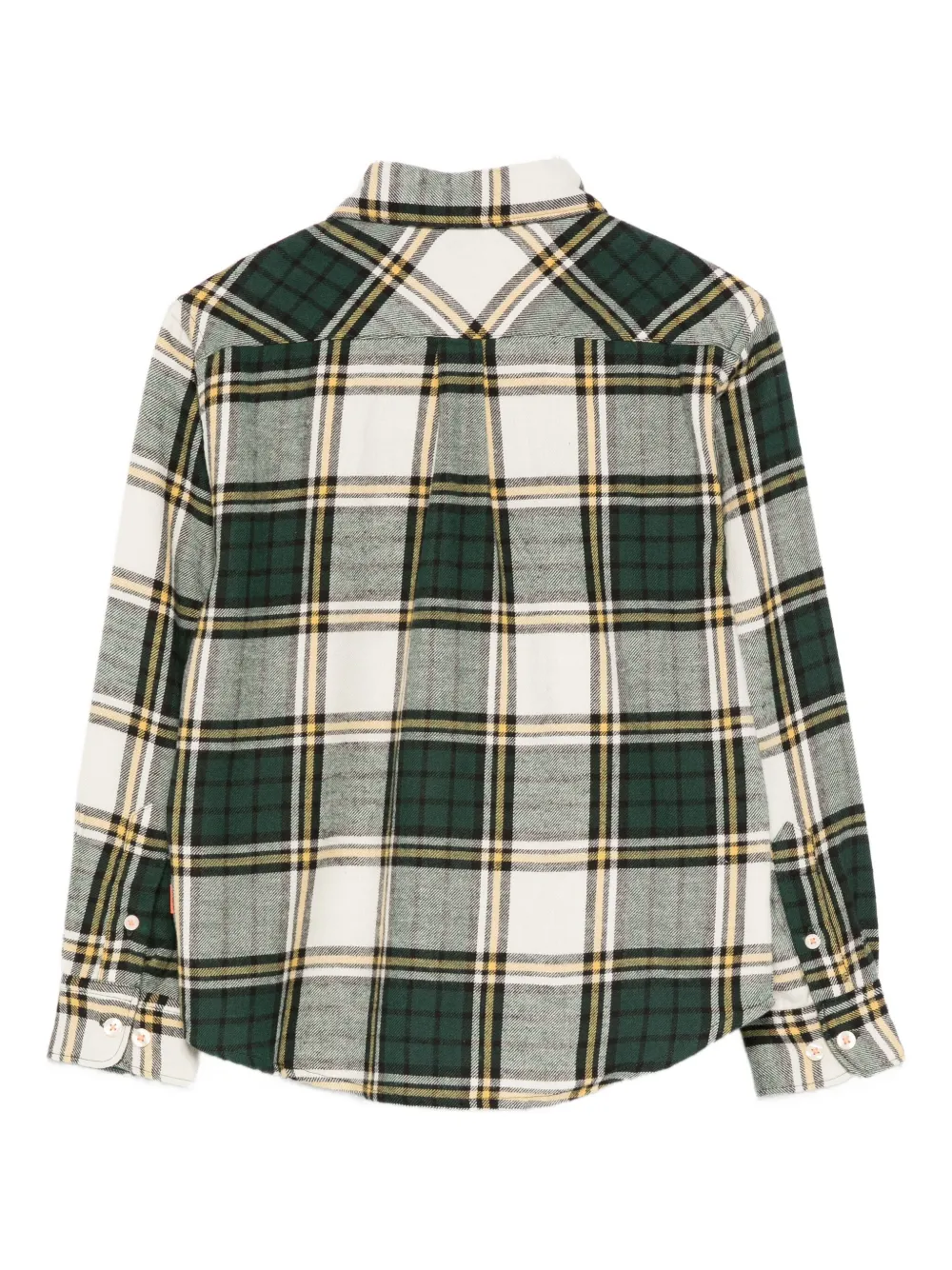 Рубашка в клетку American Outfitters Kids, зеленый — фото 2