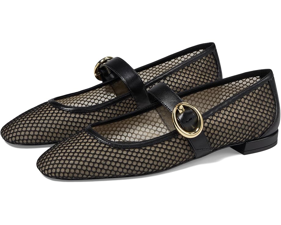 Туфли на плоской подошве Stuart Weitzman Arabella Mary Jane, черный