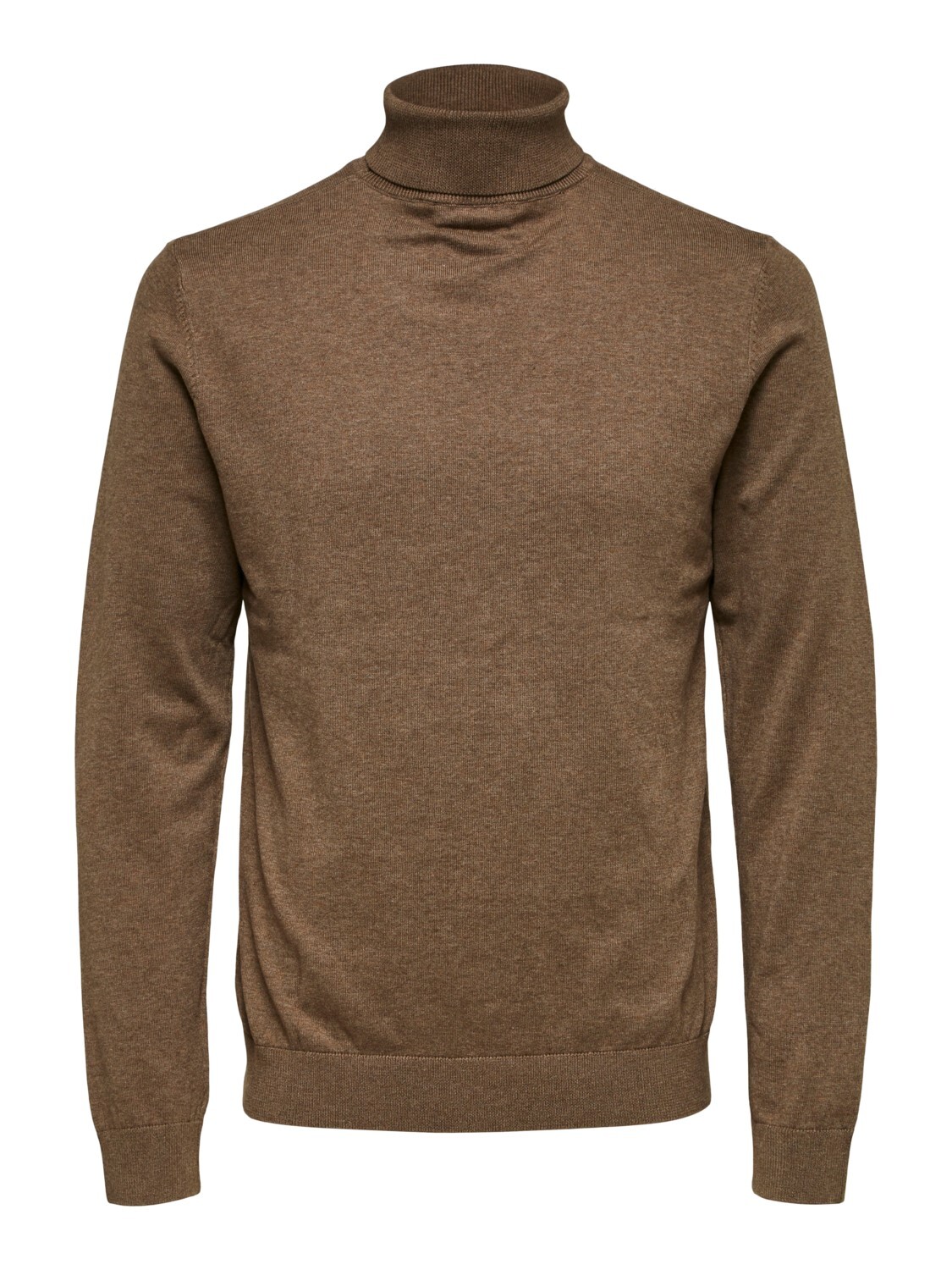 

Пуловер SELECTED HOMME SLHBERG ROLL NECK, коричневый