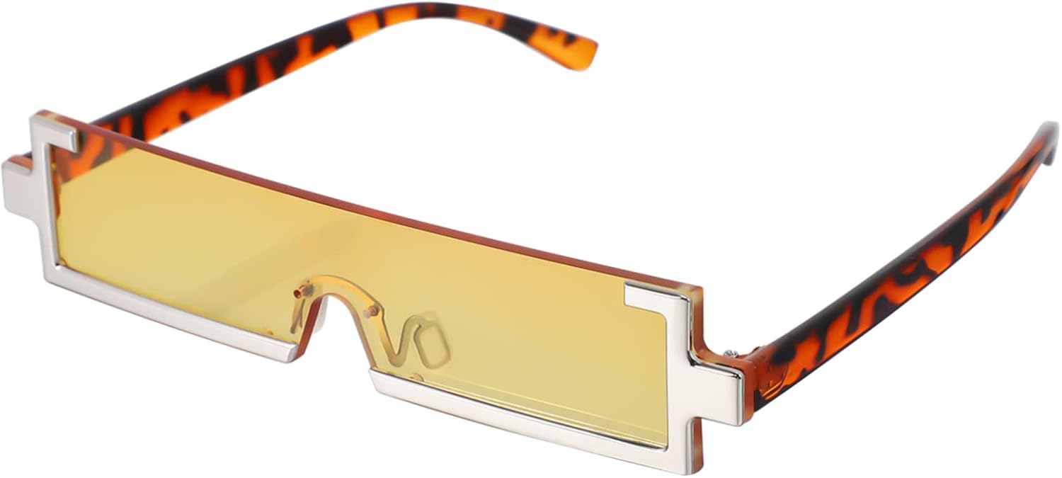 

1 шт. Квадратные солнцезащитные очки для мужчин и женщин, защищающие от УФ-излучения, идеально подходят для активного отдыха и создания модного образа. Удобный дизайн, качественное исполнение CALLARON, Leopard