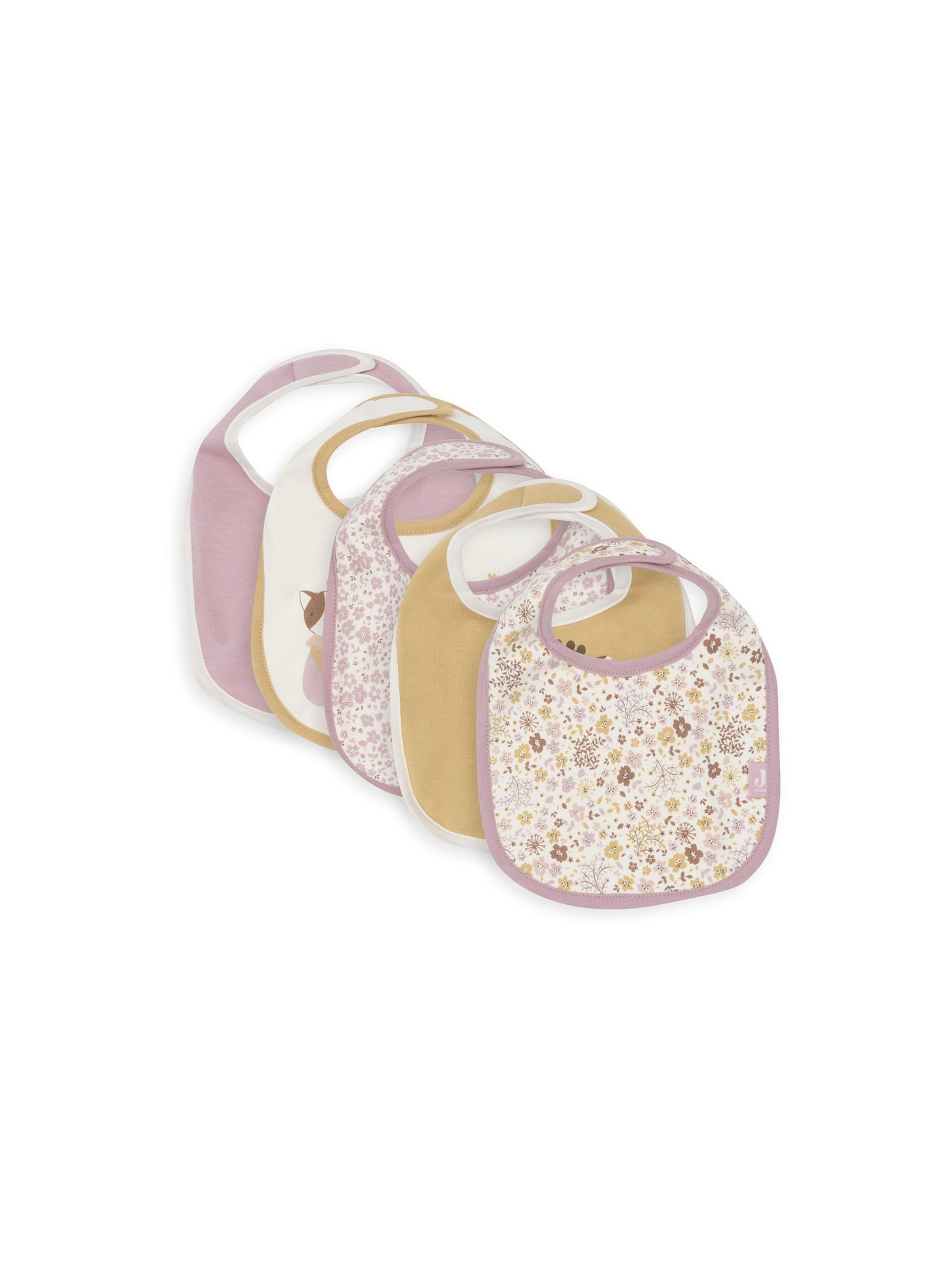 

Jollein Нагрудник в цветах Brown, Pueblo, Lavender, Wool White