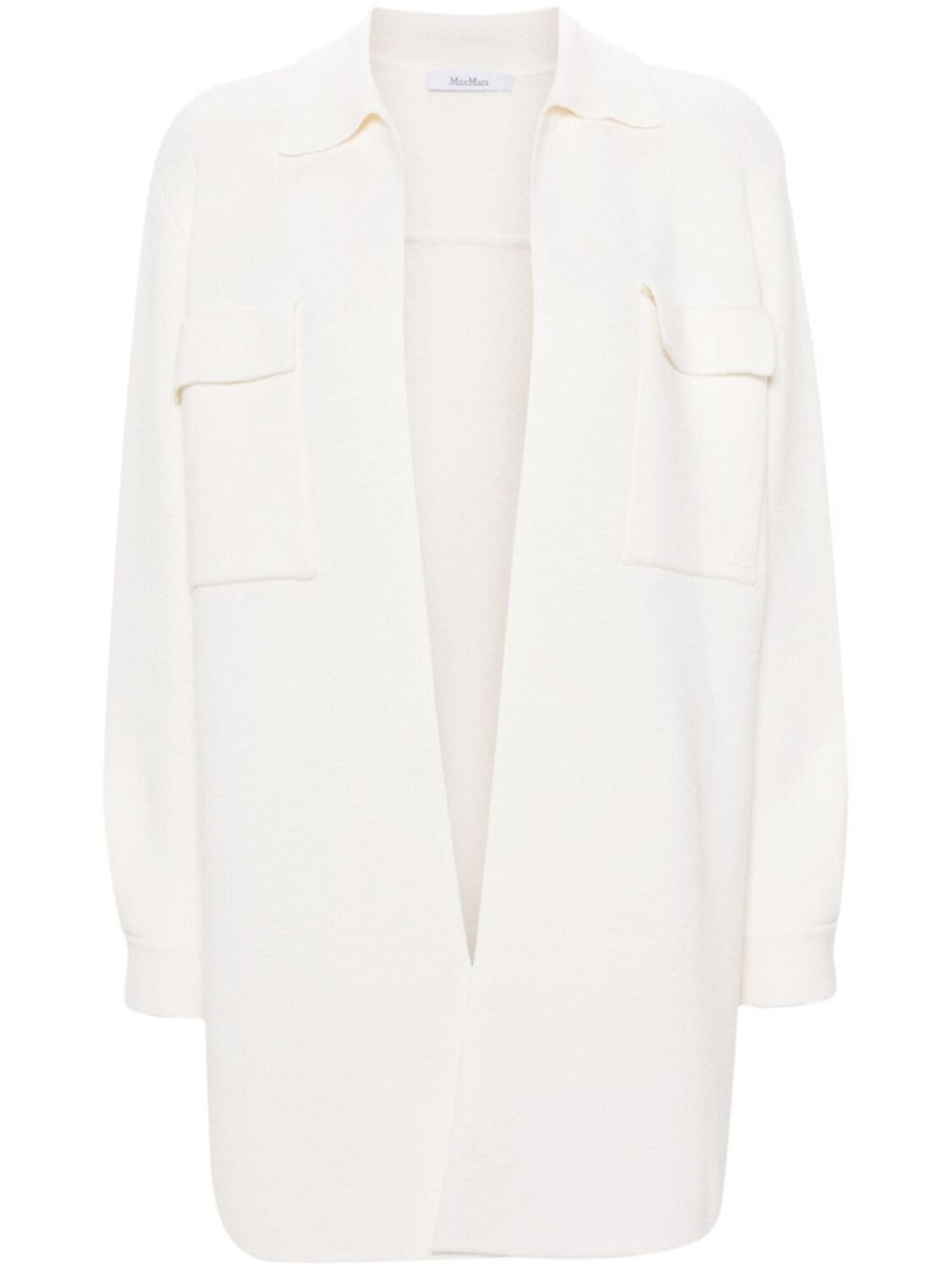

Кардиган Chaqueta Bu из вирджинской шерсти Max Mara, белый