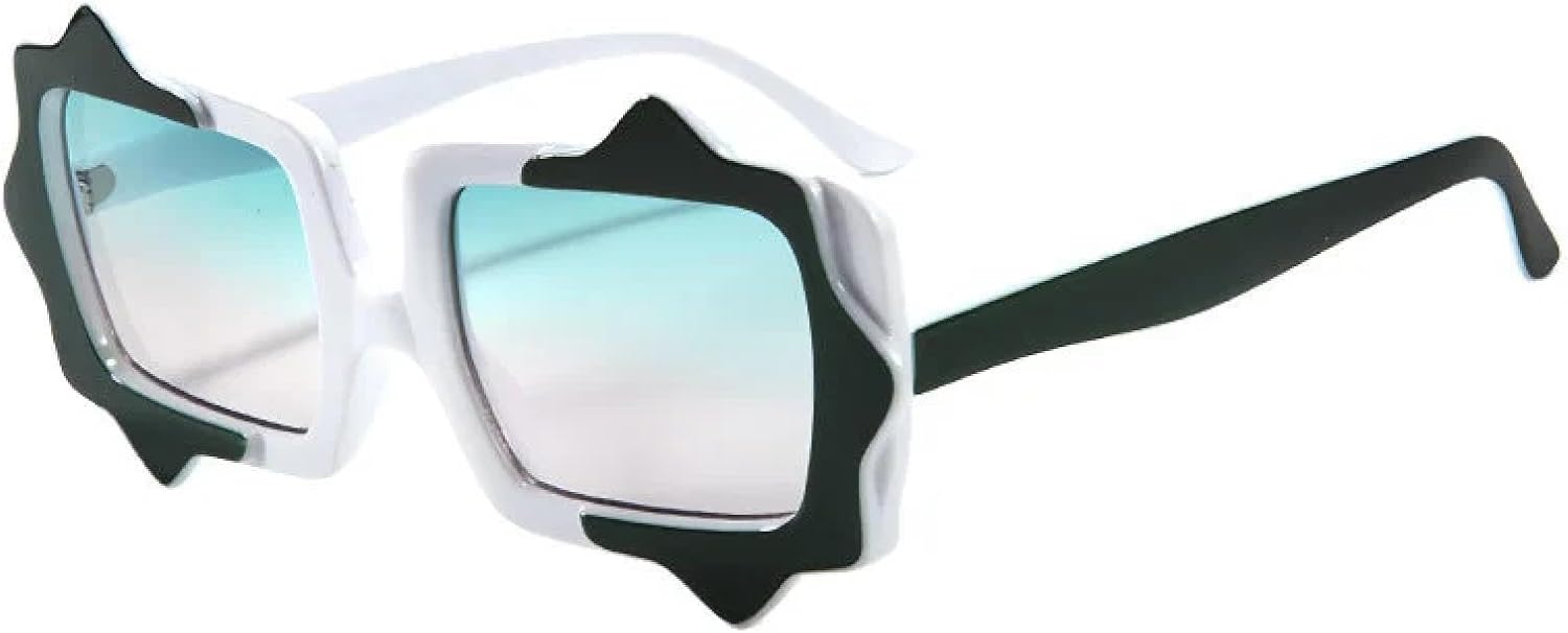 

Солнцезащитные очки конфетных цветов для мужчин и женщин, модные солнцезащитные очки с градиентной защитой от УФ-излучения UV400, стильные для активного отдыха на природе VVTWSSW, Bluegray