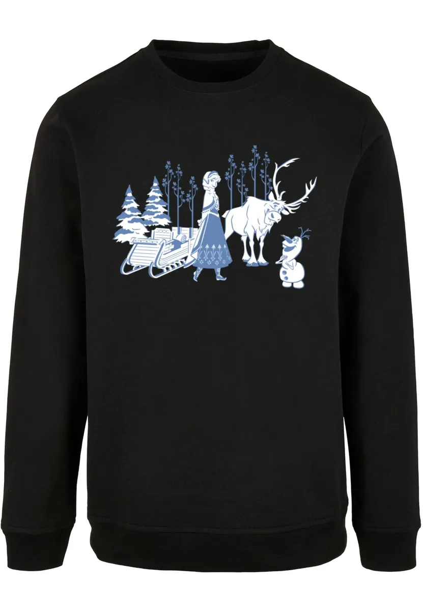 

Свитер с круглым вырезом ABSOLUTE CULT "ABSOLUTE CULT Men's Frozen - Anna Sven And Olaf Crewneck", черный