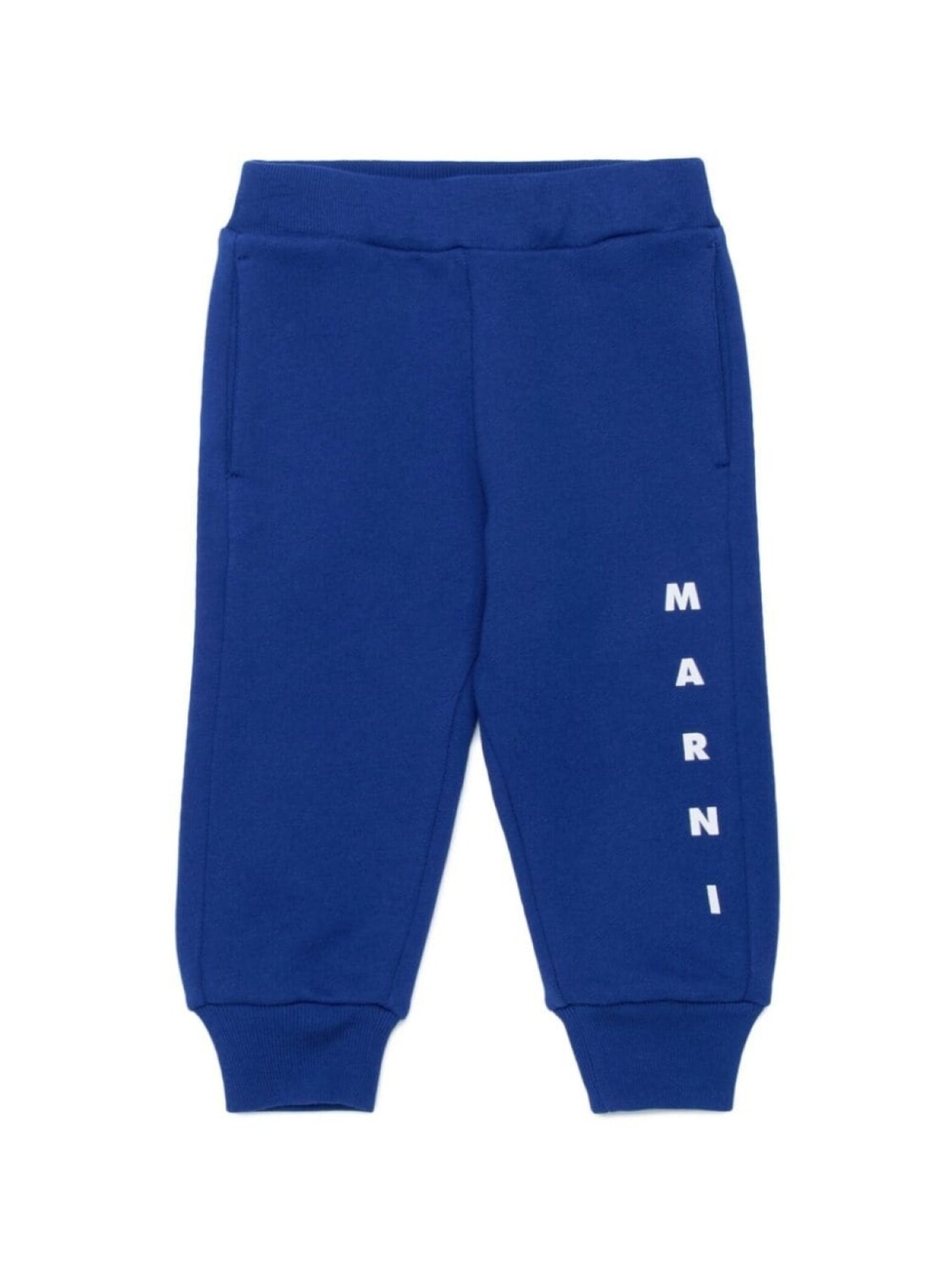 

Marni Kids спортивные брюки с логотипом, синий