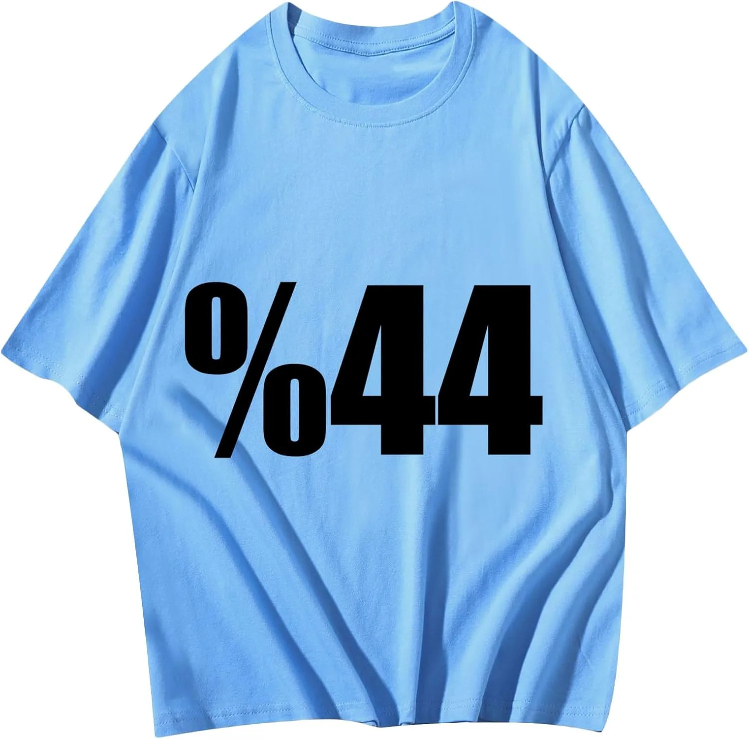 

TYQQU Женская футболка с коротким рукавом, свободного кроя, для офиса