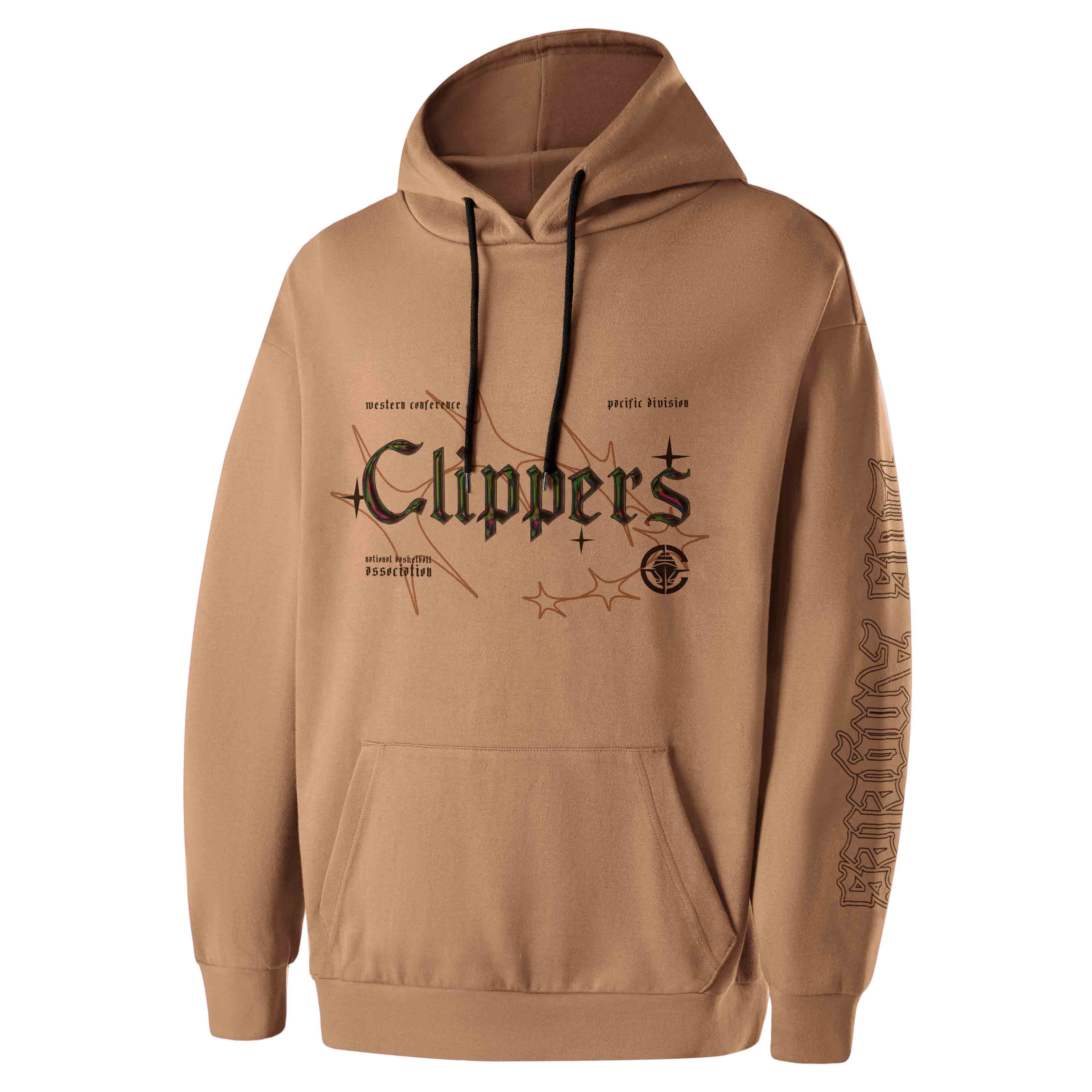 

Свитшот Los Angeles Clippers Unisex Camel NBA
