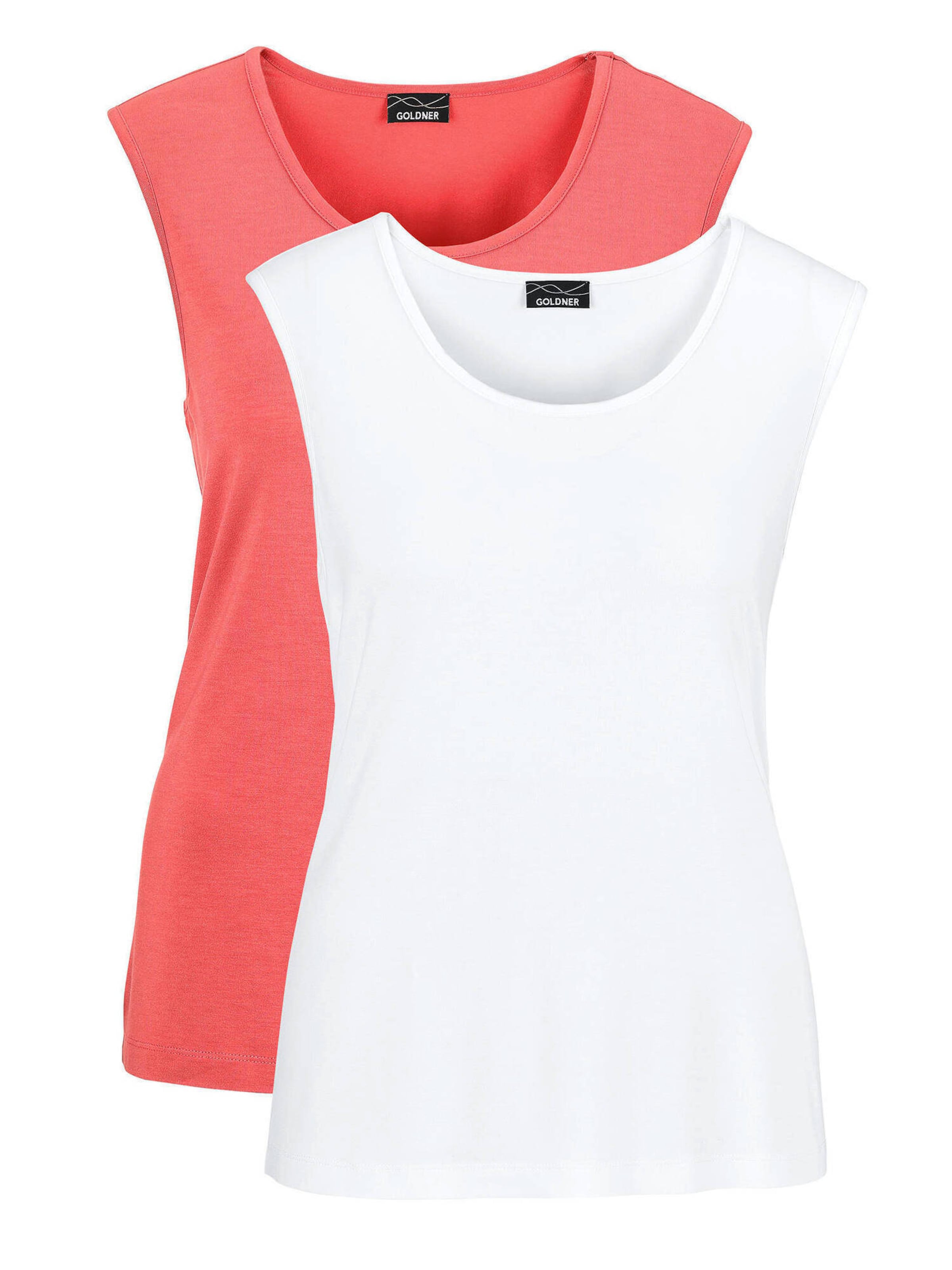 

Goldner Топ в коралловом и белом цветах