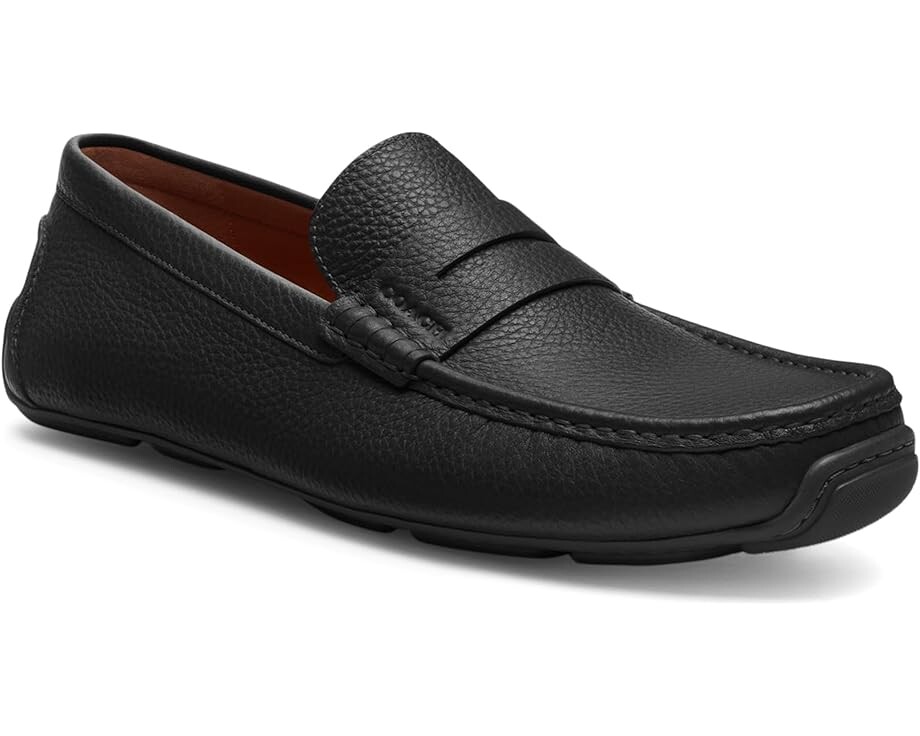

Лоферы COACH Luca Leather Driver, черный