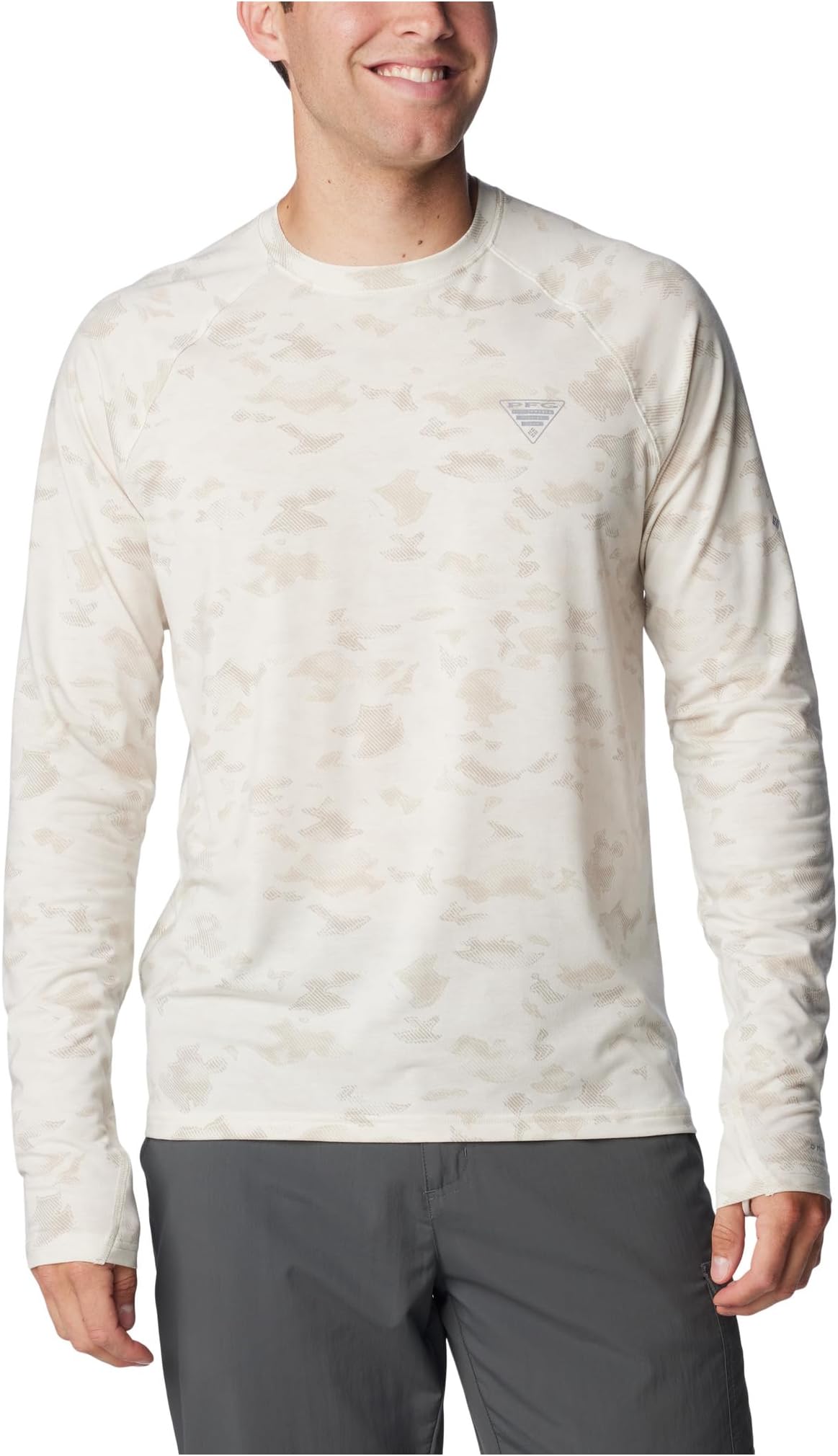 

Футболка Columbia PFG Uncharted Long Sleeve, цвет Stone Uncharted Waters