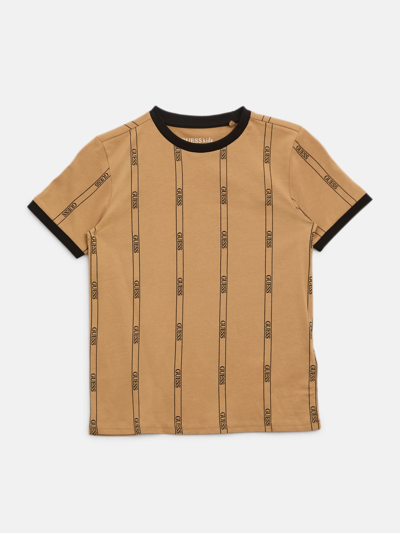 

Футболка Чад в полоску Guess Factory, Toasted Taupe