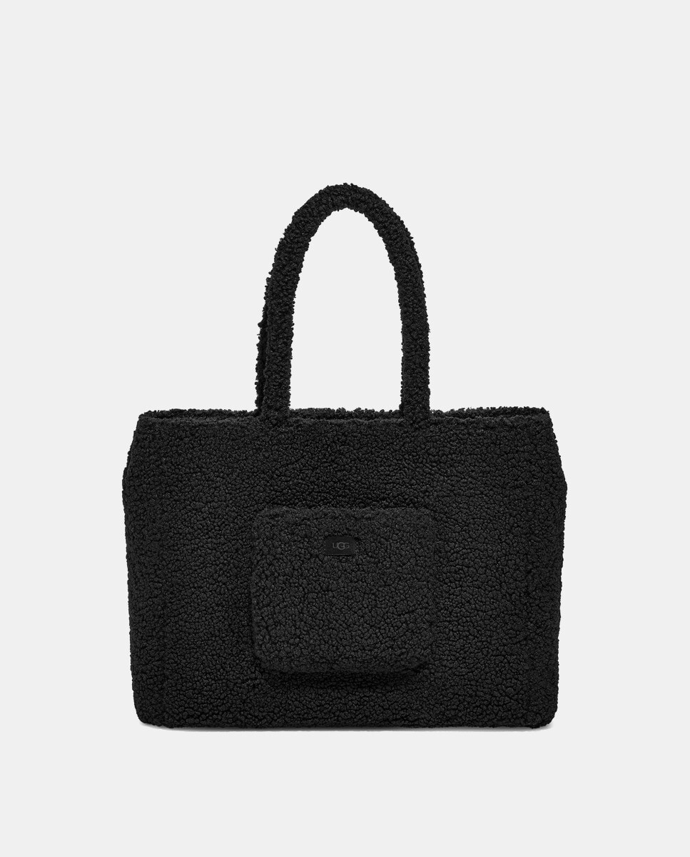 

Большая сумка-тоут Adrina из овчины черного цвета UGG, черный