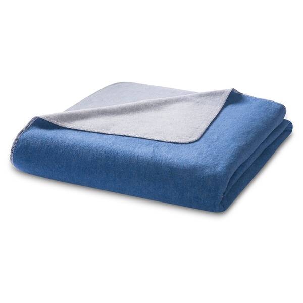 

Плед Biederlack Recover Doubleface, 200 см цвет süßblau/silber